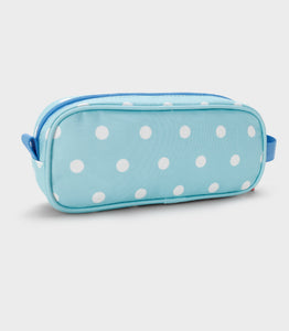 Blue Dot Pencil Case