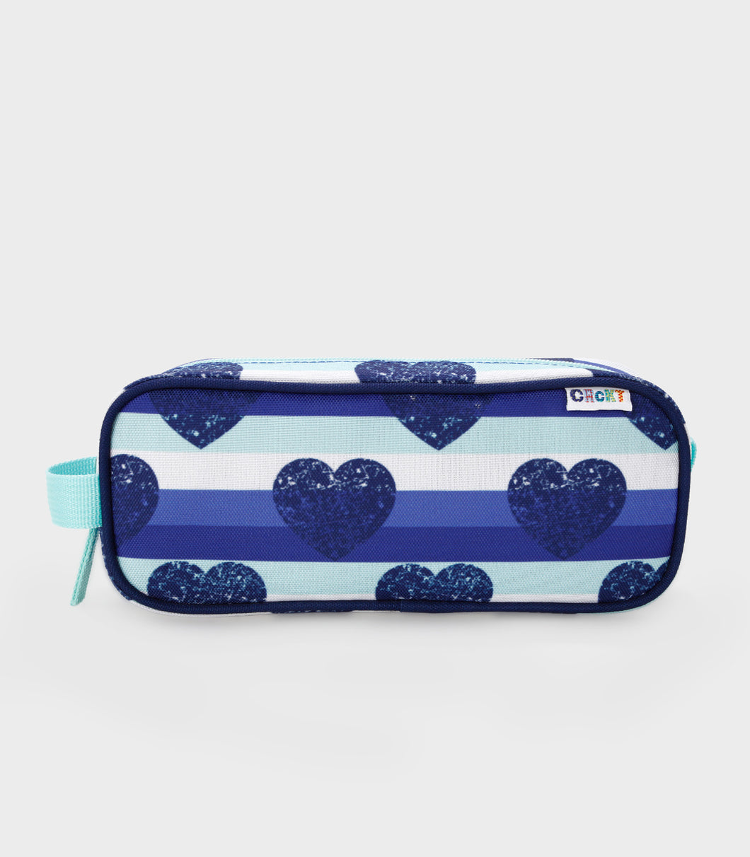 Blue Heart Pencil Case