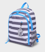 Load image into Gallery viewer, Gray Stripe Sully Backpack
