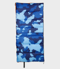 Load image into Gallery viewer, Blue Camo Sleeping Bag
