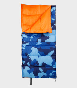 Blue Camo Sleeping Bag